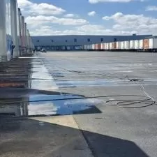 Concrete Cleaning Academy Sports & Outdoors Distribution Center in Jefferson, GA 8