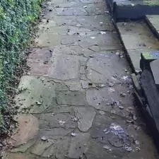 Stone Sidewalk Cleaning in Macon, GA 1