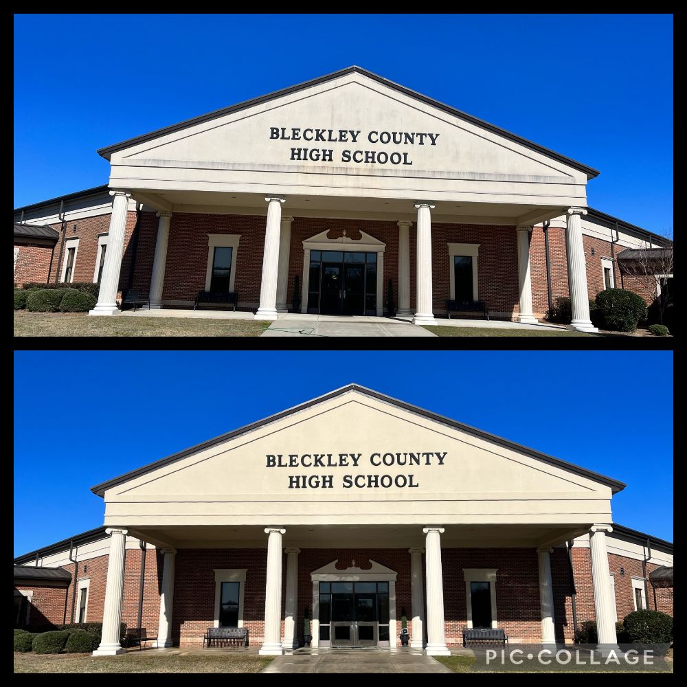 Bleckley county high school pressure washing 007 min