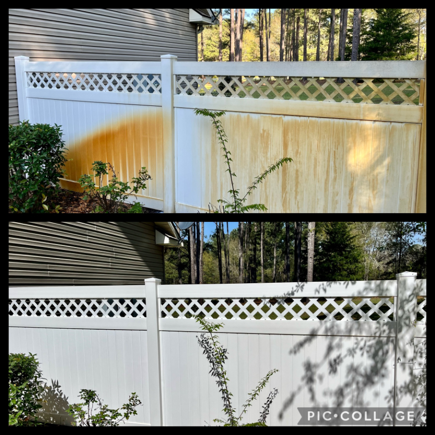 Fence rust removal
