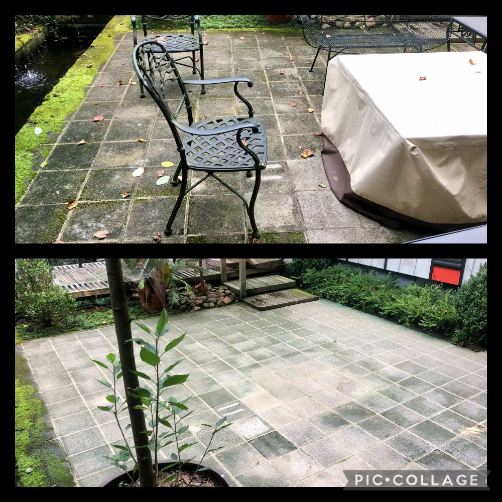 Patio pressure washing in macon ga