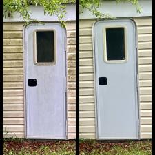 Soft pressure washing house cochran ga 006