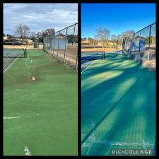 Bleckley county board of education tennis court soft wash cleaning 09