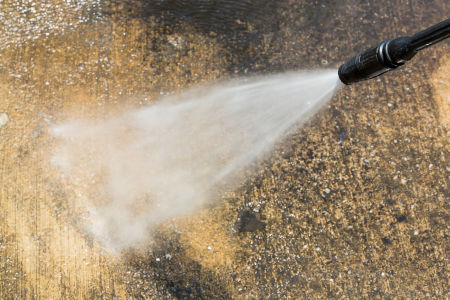 Sidewalk cleaning