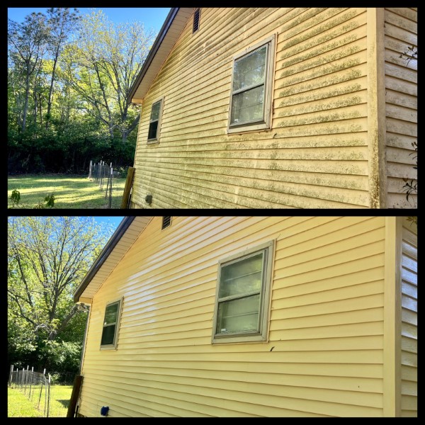 House Pressure Washing Facelift in Danville, GA